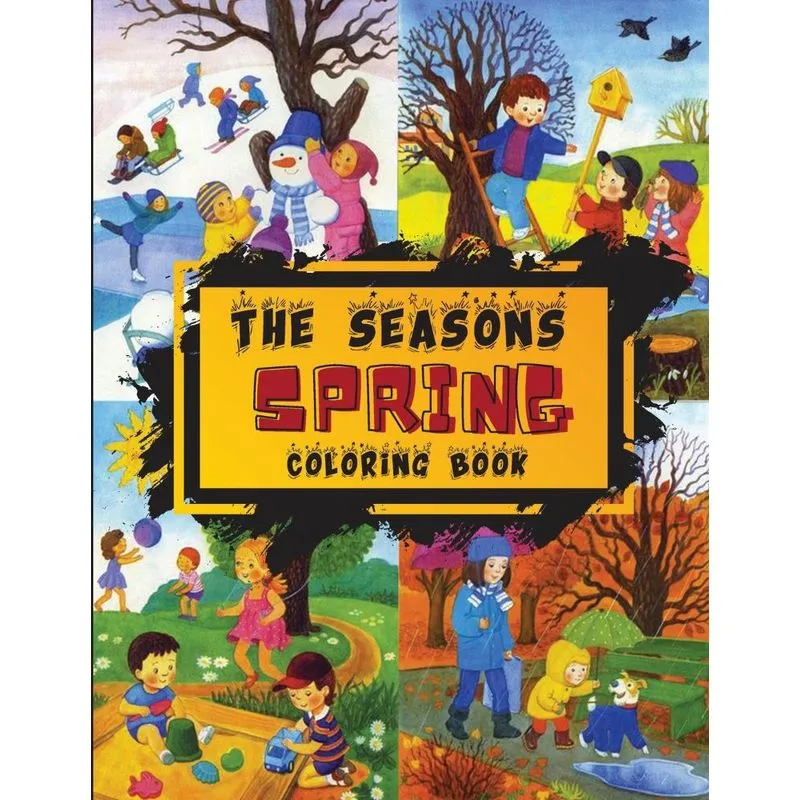 The Seasons - Spring Coloring Book