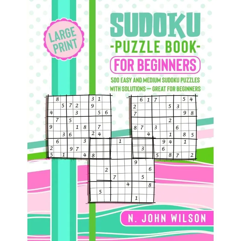 Sudoku Puzzle Book for Beginners