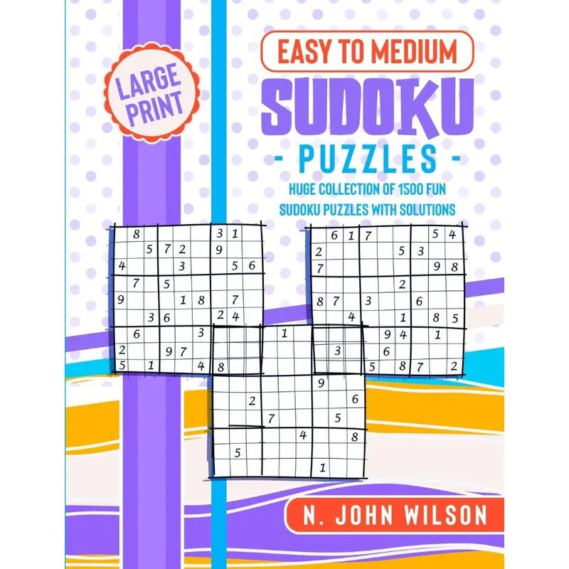 1500 Sudoku Puzzles for Beginners