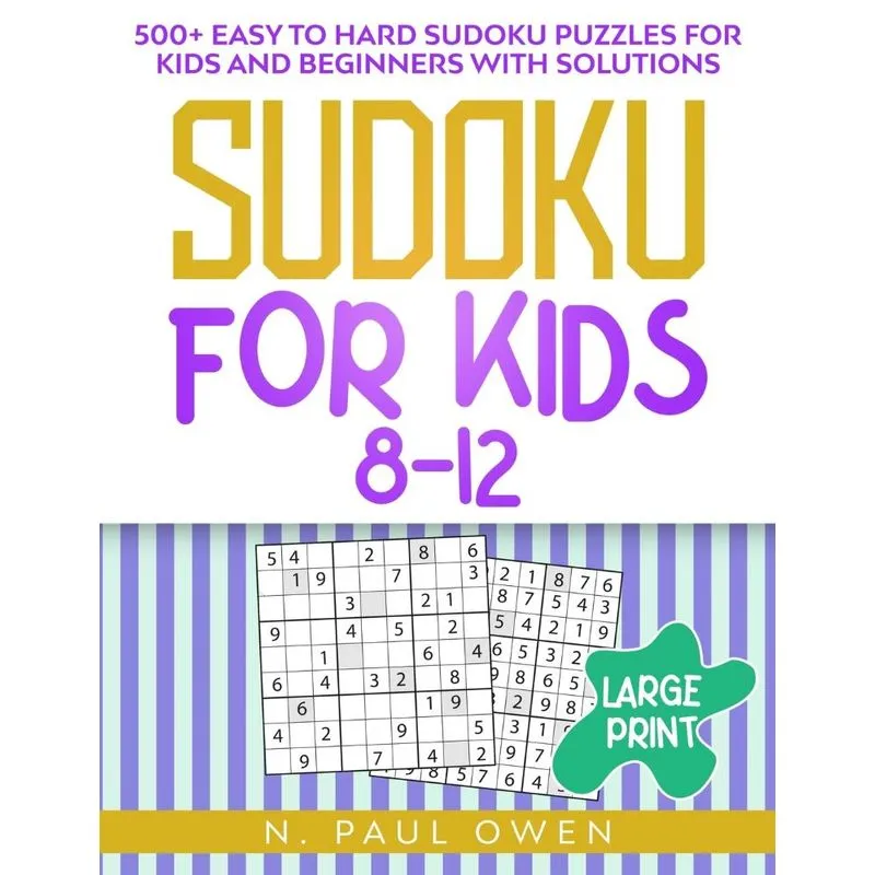 Sudoku for Kids 8-12