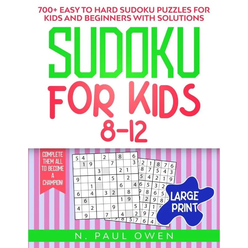 Sudoku for Kids 8-12