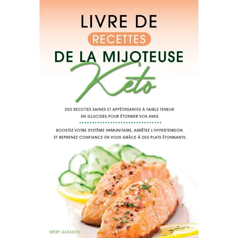 Livre de recettes de la mijoteuse Keto