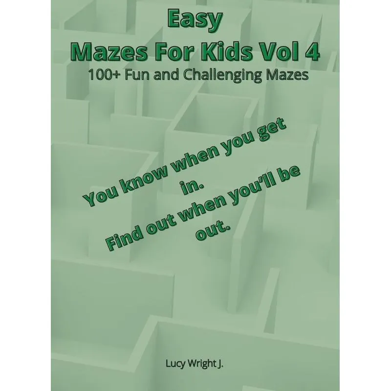 Easy Mazes For Kids Vol 4