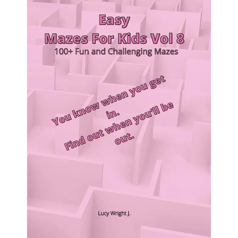 Easy Mazes For Kids Vol 8