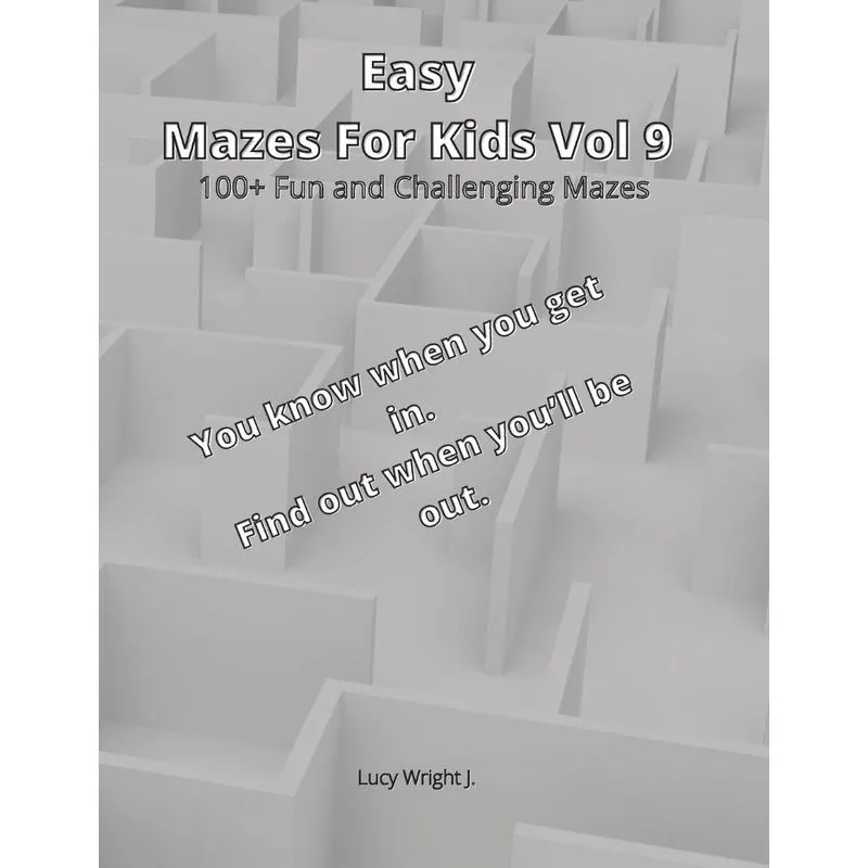 Easy Mazes For Kids Vol 9