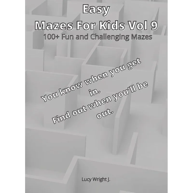 Easy Mazes For Kids Vol 9