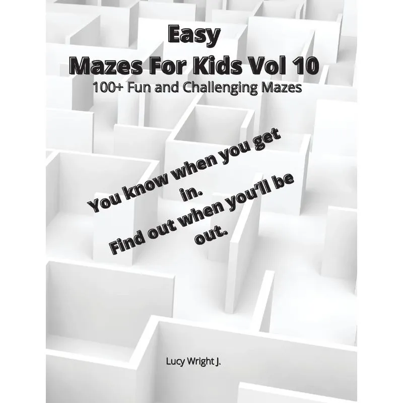 Easy Mazes For Kids Vol 10