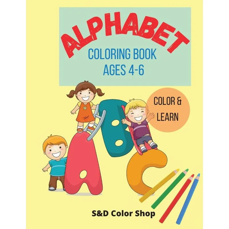 Alphabet coloring book