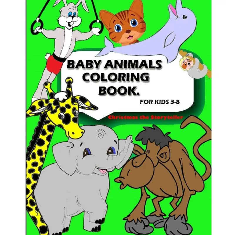 Baby Animal Coloring Book