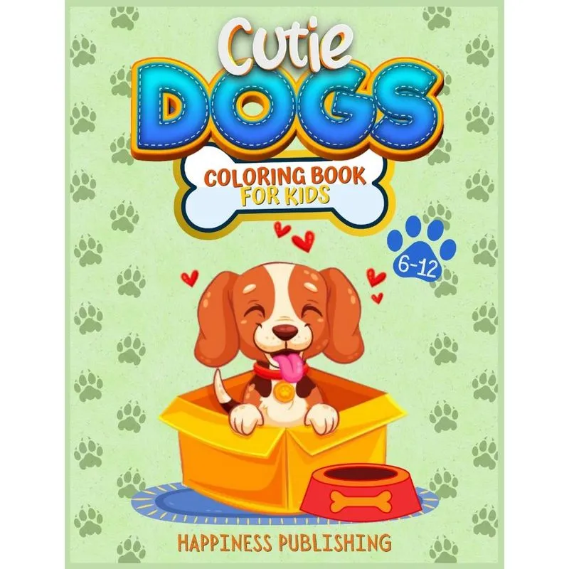 Cutie Dogs Coloring Book for Kids