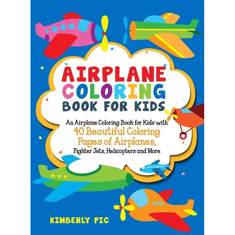 Airplane Coloring Book for Kids