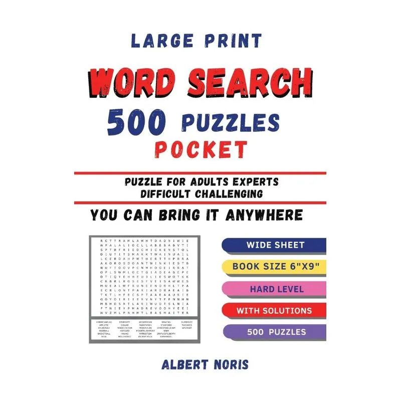 WORD SEARCH 500 PUZZLES POCKET