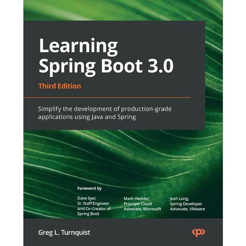 Livro Learning Spring Boot 3.0 - Third Edition