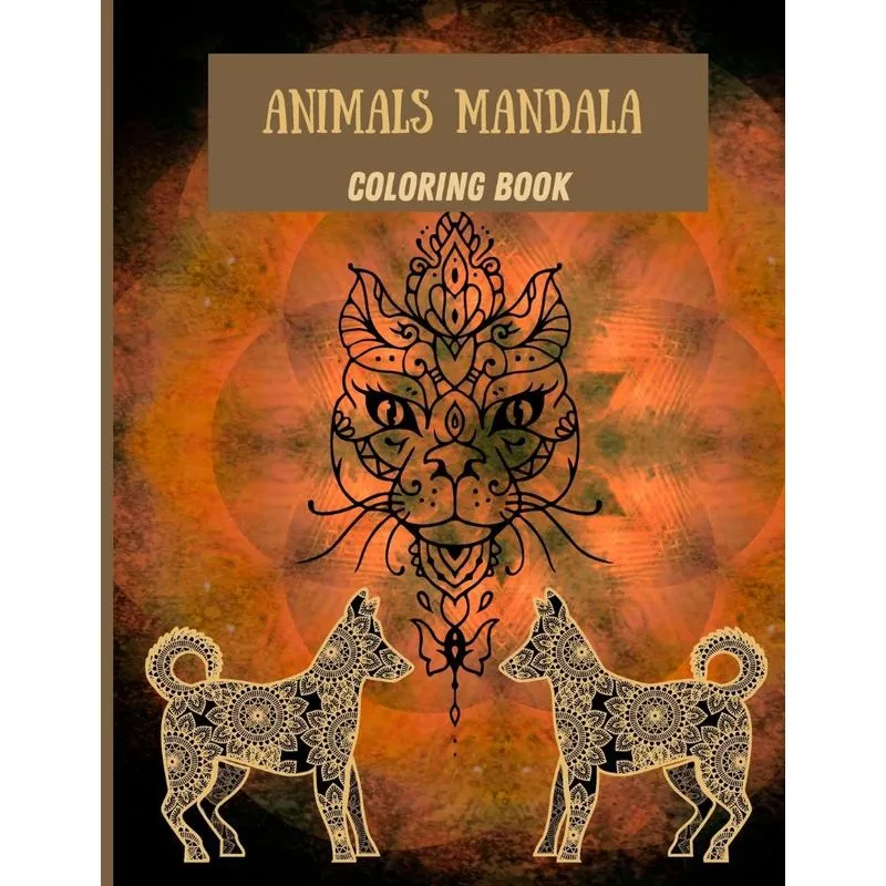Animals Mandala Coloring Book