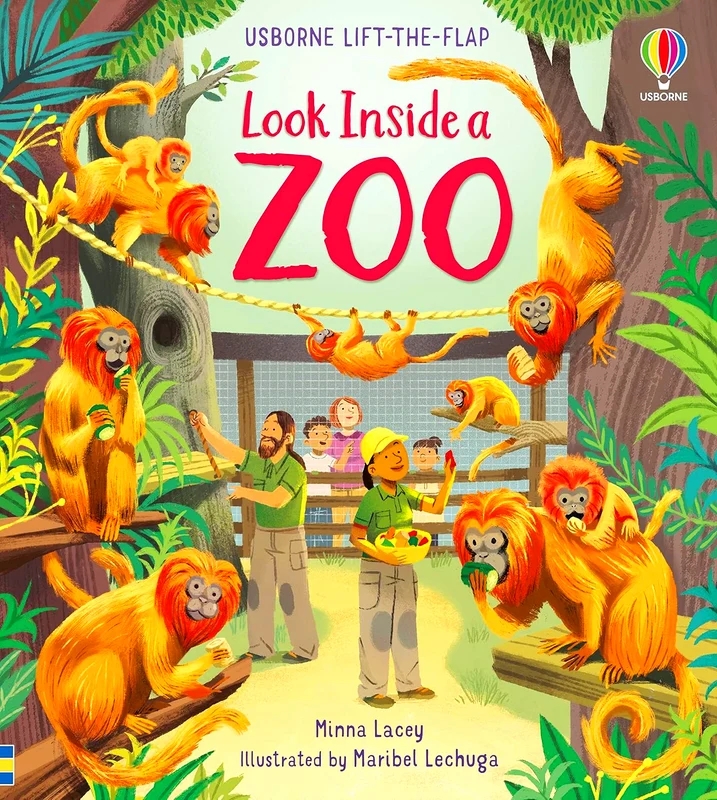 Usborne Lift-The-Flap: Look Inside A Zoo