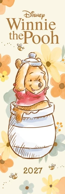 Winnie The pooh Sketchbook 2027 Slim Calendar