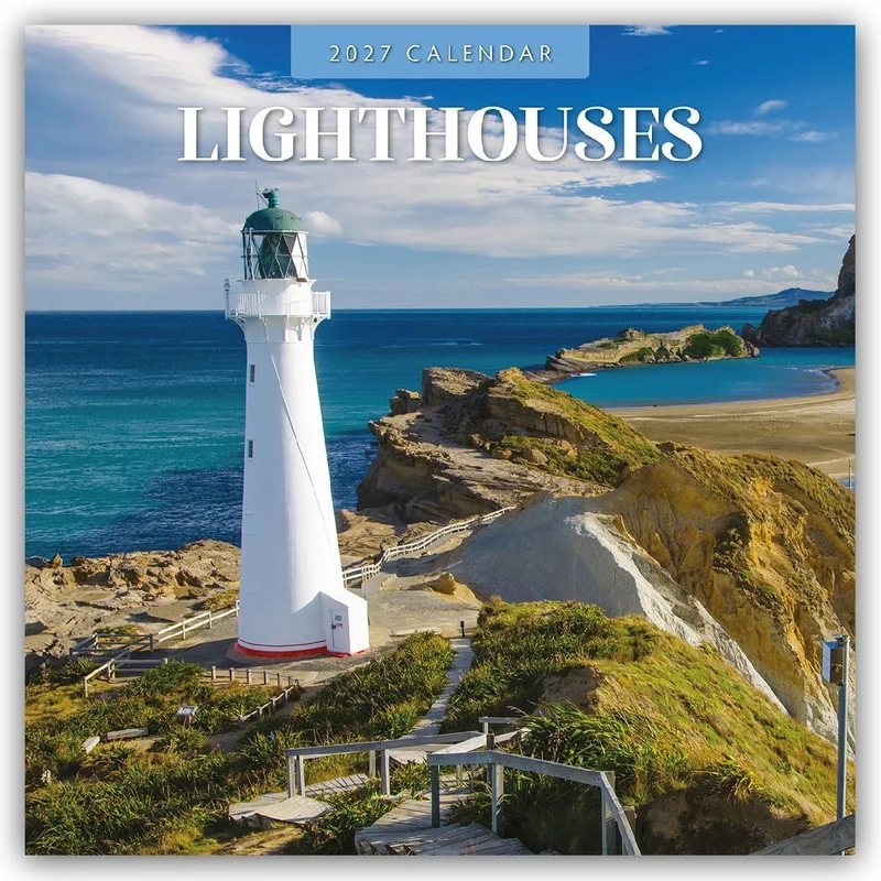 Lighthouses - Leuchttürme 2027 - 16-Monatskalender