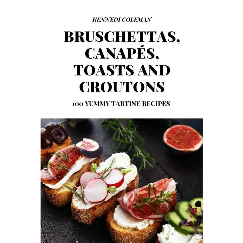 Bruschettas, canapés, toasts and croutons