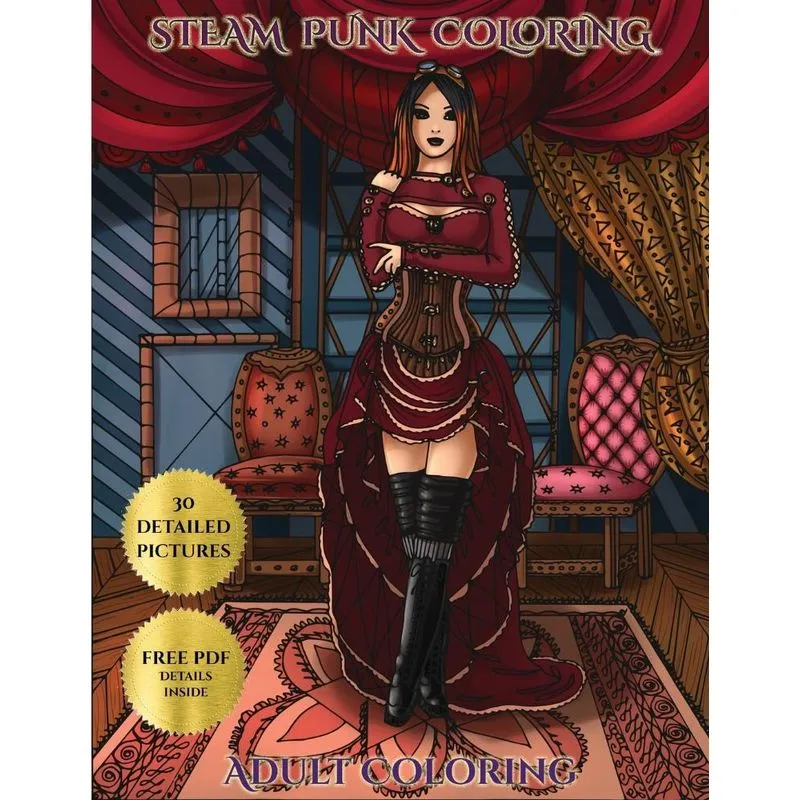 Adult Coloring Steam Punk