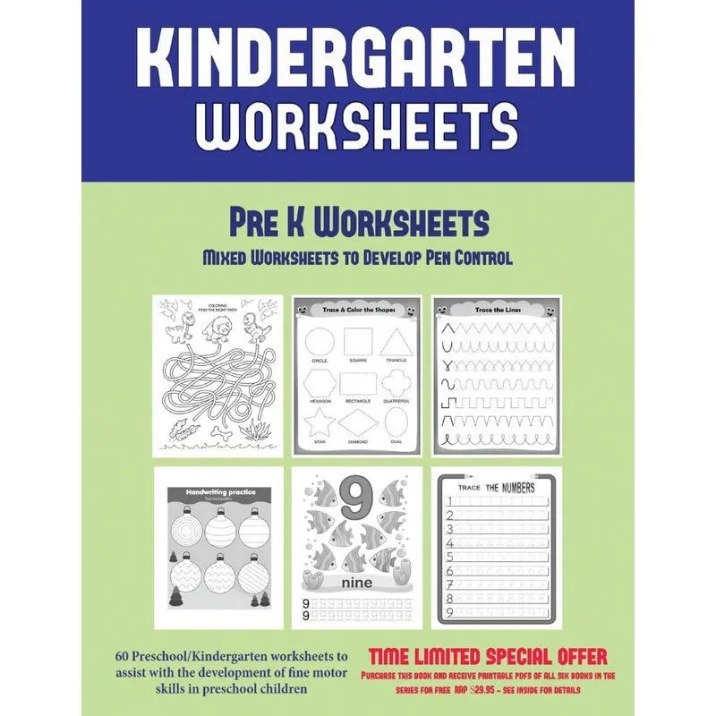 Pre K Worksheets