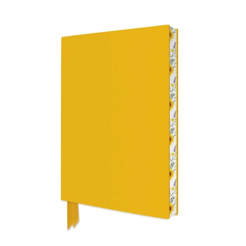 LIBRETA: Sunny Yellow Artisan Pocket Journal (Flame Tree Journals) (Blank)
