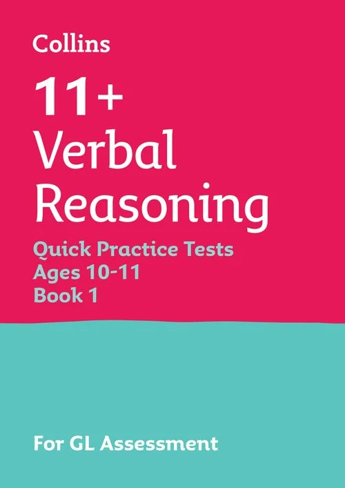 Collins 11+ Practice – 11+ Verbal Reasoning Quick Practice Tests Age 10-11 (Year 6) Set A: For the 2026 GL Assessment Tests Paperback