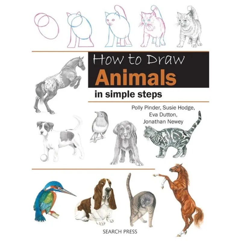 HOW TO DRAW ANIMALS IN SIMPLE STEPS