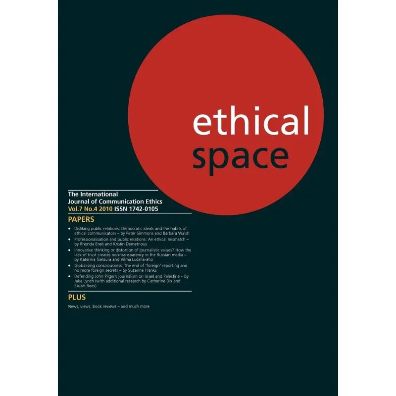 Ethical Space Vol.7 Issue 4
