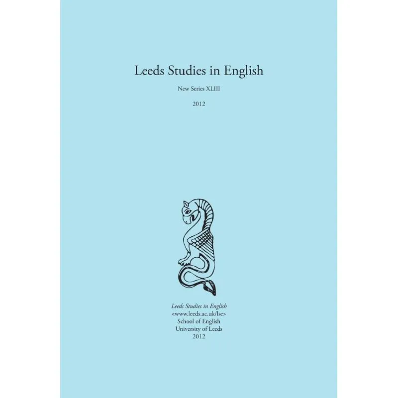 Leeds Studies in English 2012