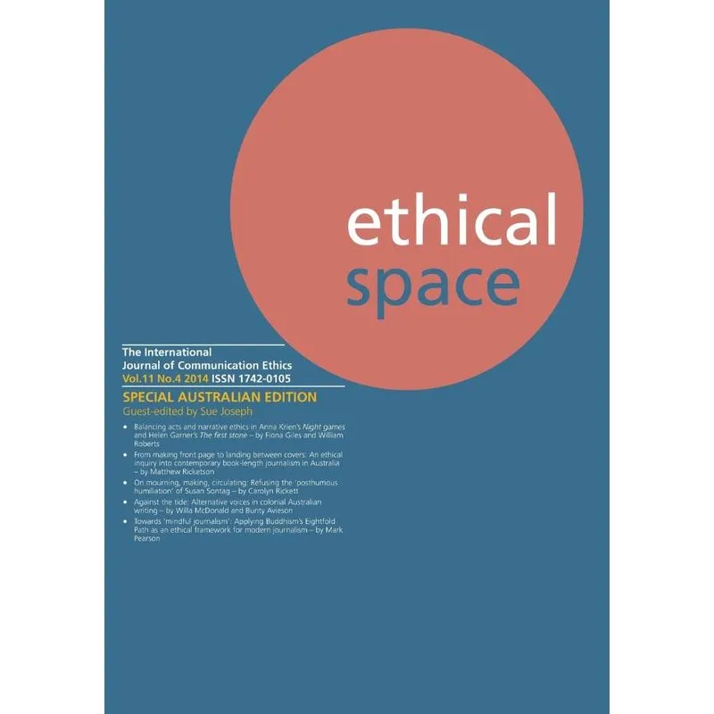Ethical Space Vol.11 Issue 4
