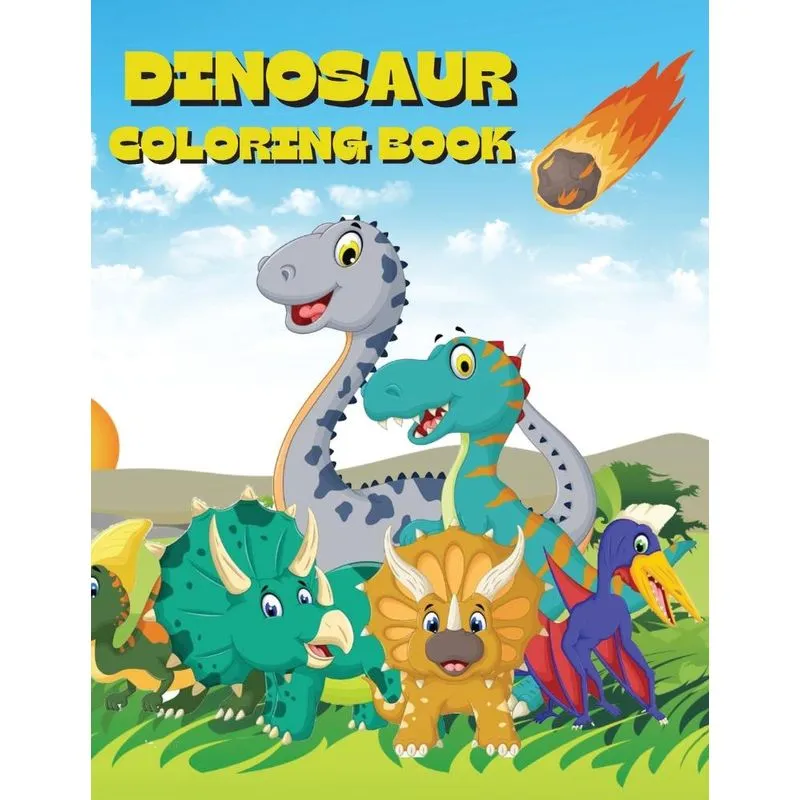 Dinosaur coloring book