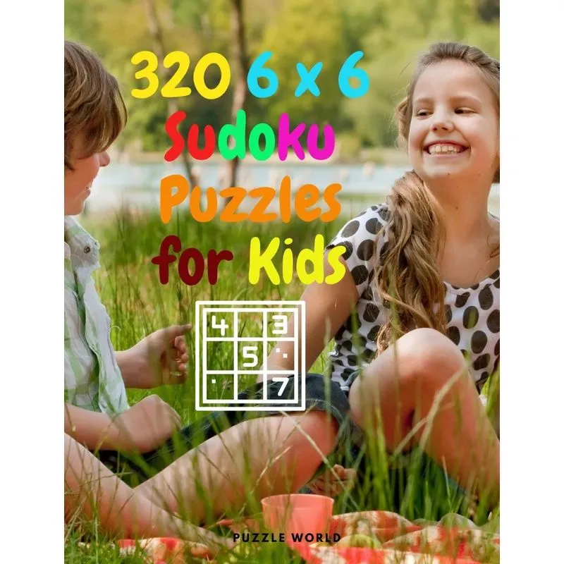 320 6 x 6 Sudoku Puzzles for Kids
