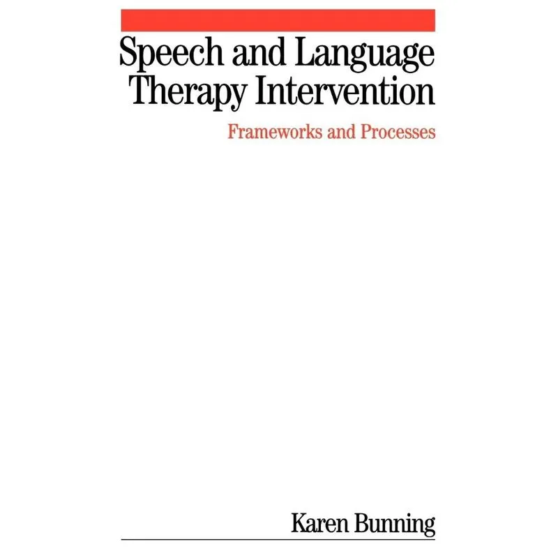 Speech and Language Therapy Intervention