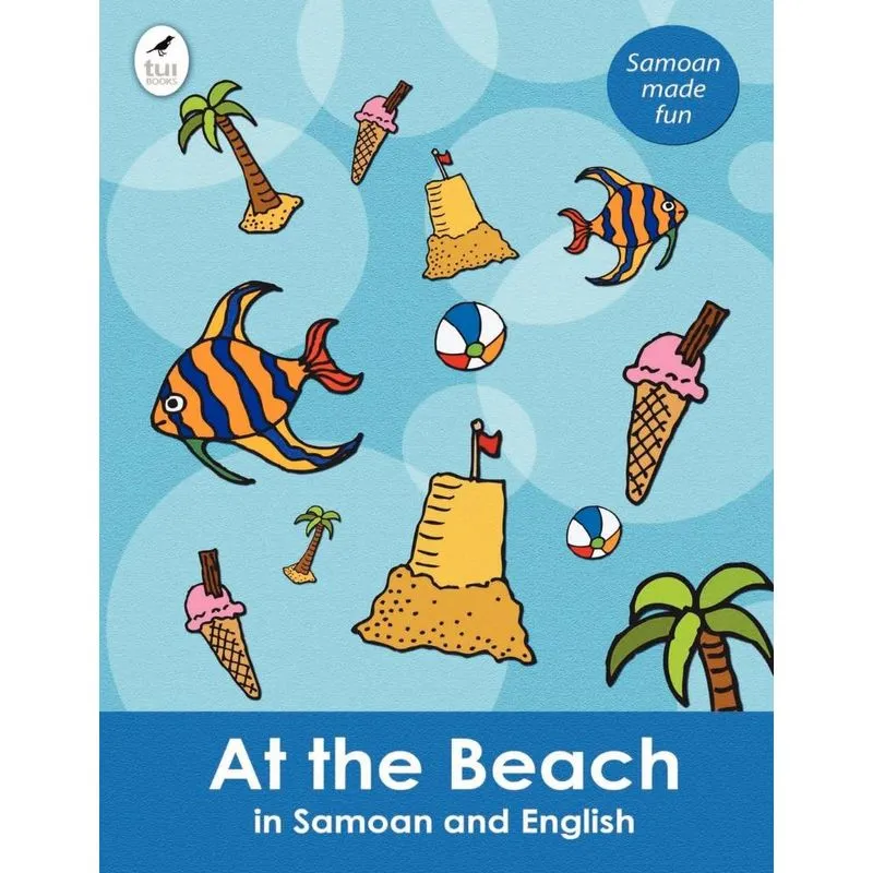 At the Beach in Samoan and English