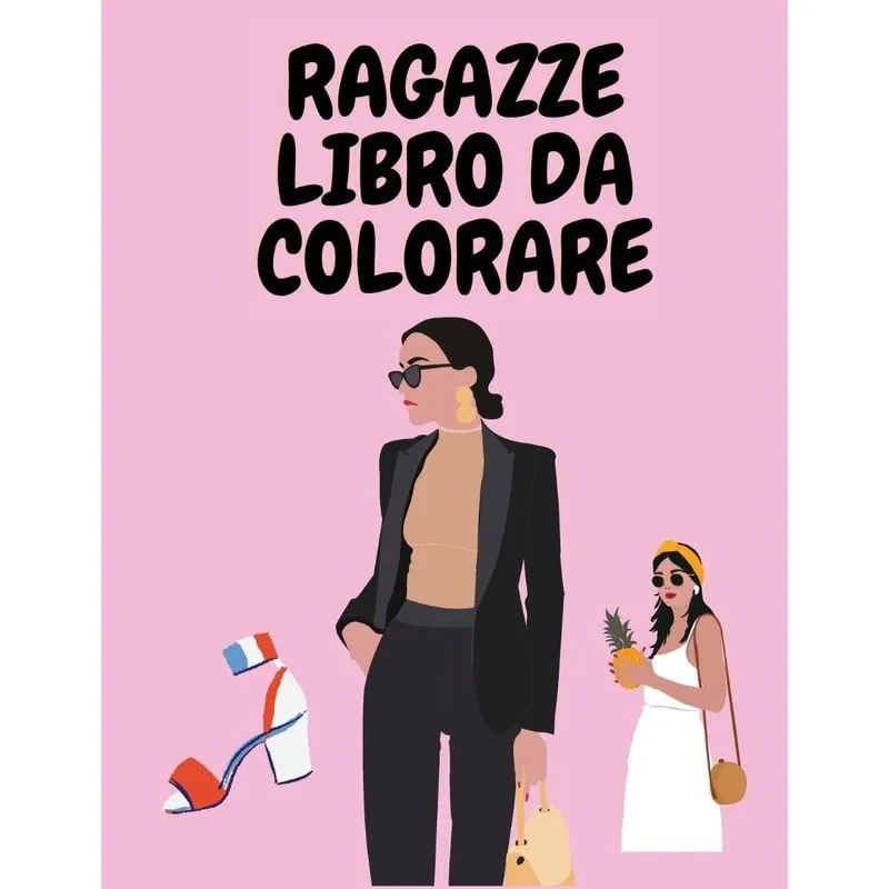 Ragazze libro da colorare