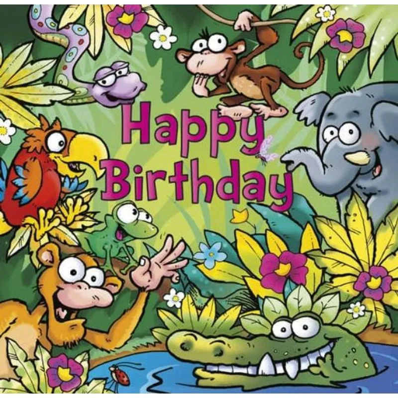 HAPPY BIRTHDAY JUNGLE