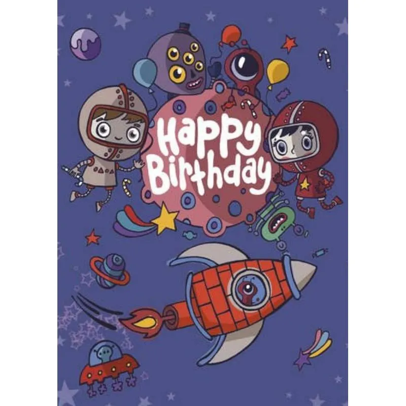 HAPPY BIRTHDAY - SPACE