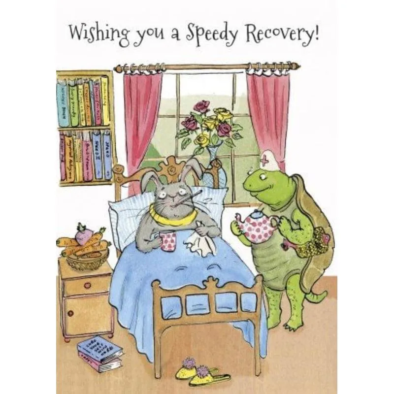 GET WELL SOON - HARE AND TORTOISE