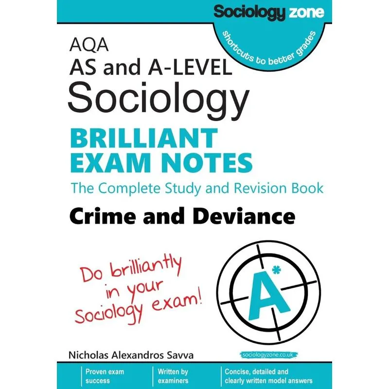 AQA Sociology BRILLIANT EXAM NOTES