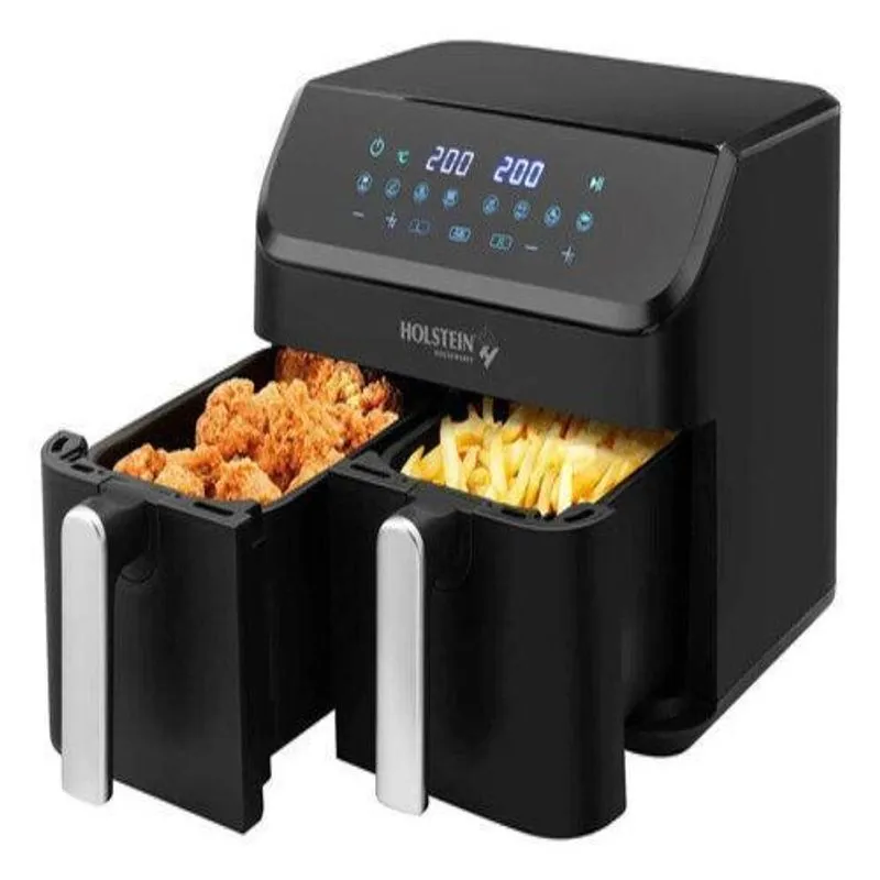 Air Fryer Digital Cesto Duplo Fritadeira 9l 127v - Holstein