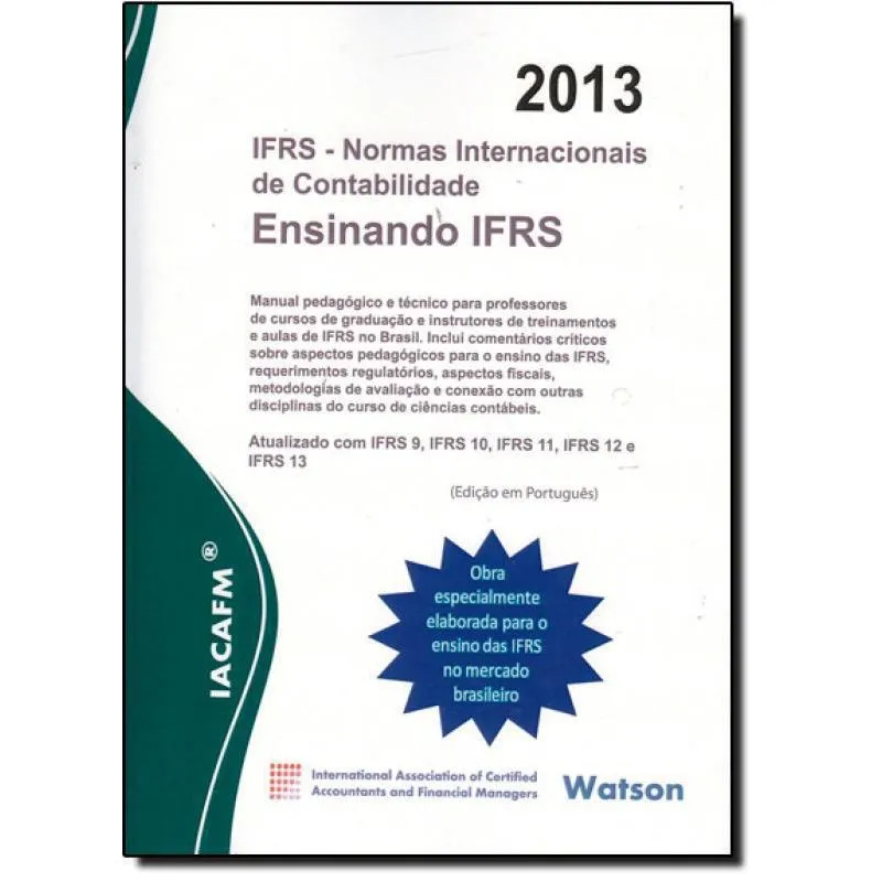 Livro Iacafm: Ensinando Ifrs