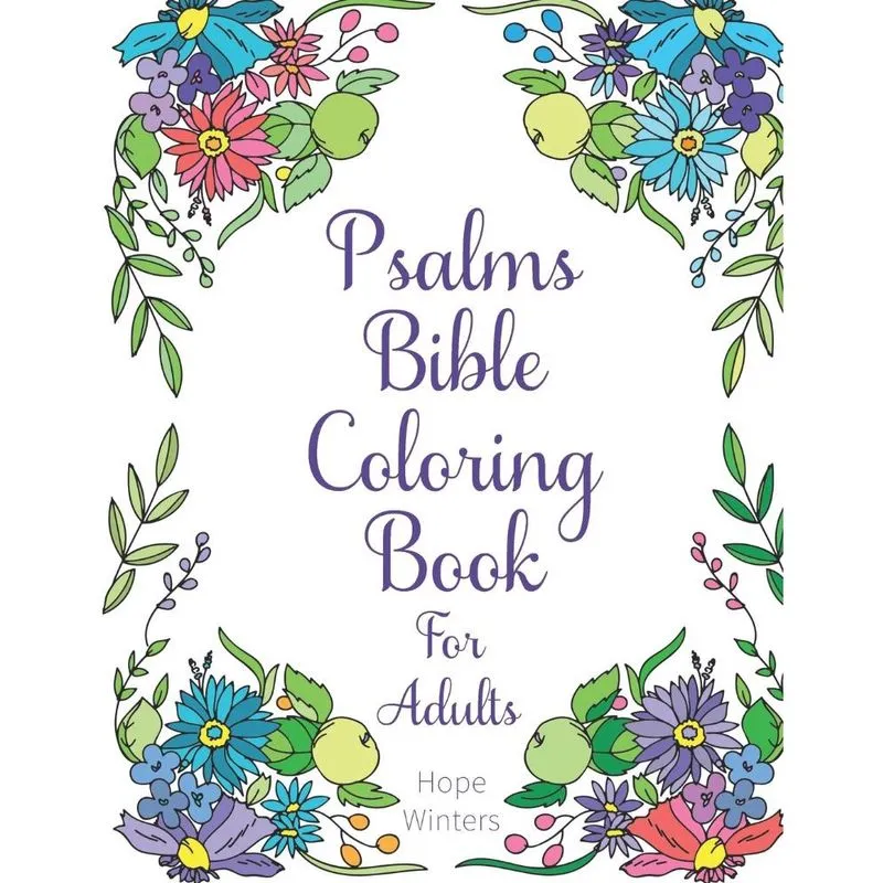 Psalms Bible Coloring Book For Adults