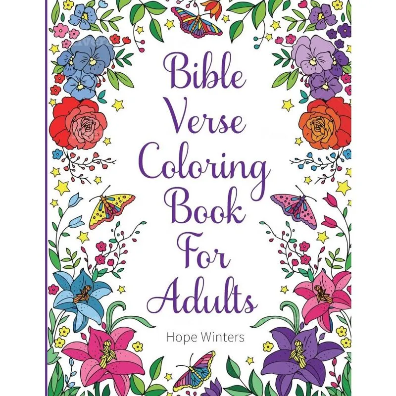 Bible Verse Coloring Book For Adults