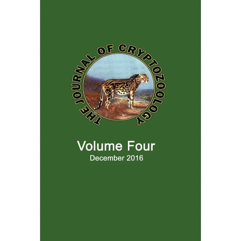 THE JOURNAL OF CRYPTOZOOLOGY