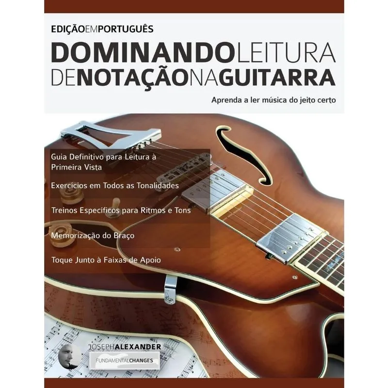 Livro Dominando Leitura de Notacao na Guitarra