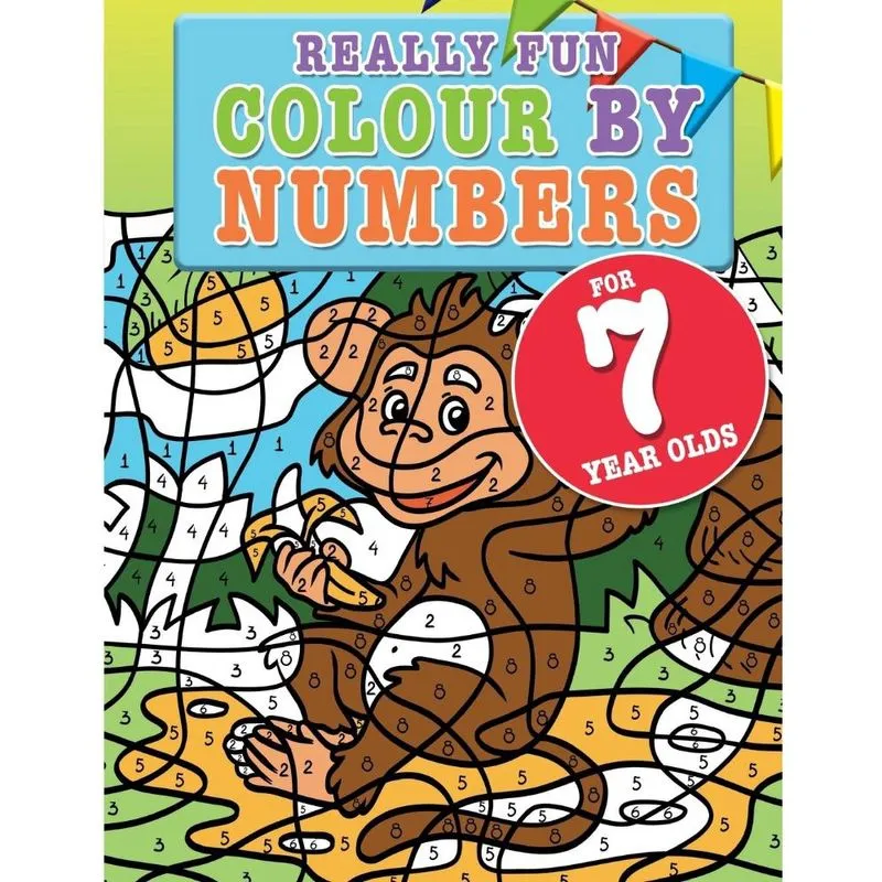 Really Fun Colour By Numbers For 7 Year Olds