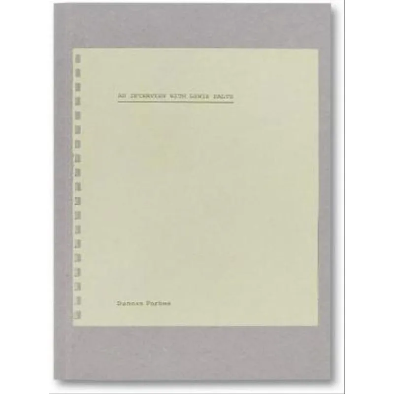 AN INTERVIEW WITH LEWIS BALTZ