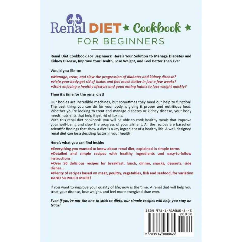 Renal Diet Cookbook For Beginners