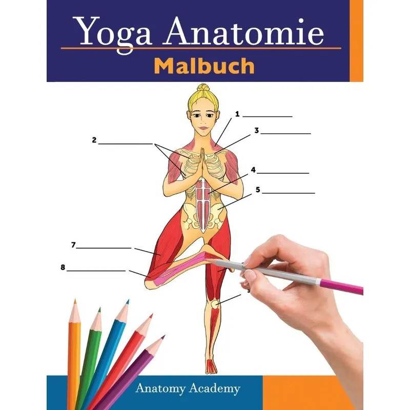 Yoga Anatomie-Malbuch
