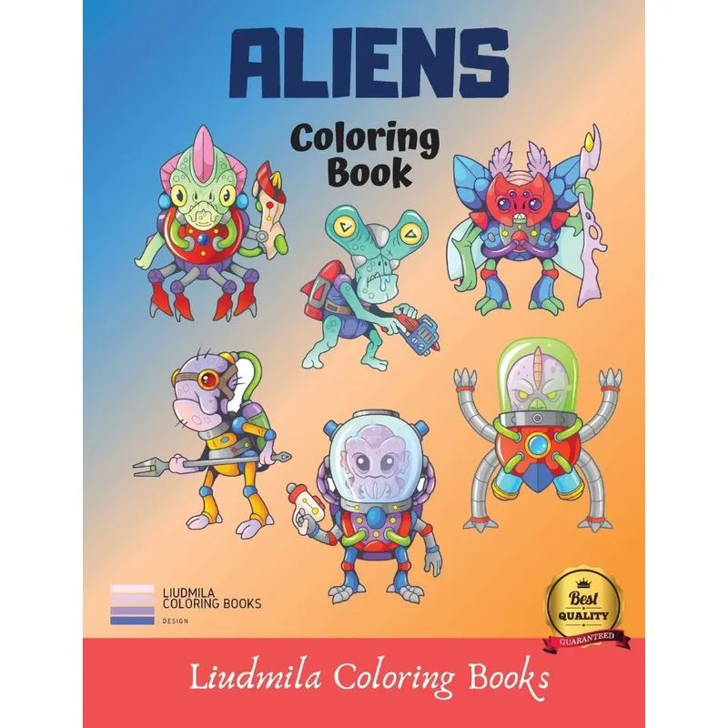 Coloring Book Aliens